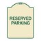 Signmission Reserved Parking Bright Yellow Heavy-Gauge Aluminum Architectural Sign, 24" x 18", TG-1824-22991 A-DES-TG-1824-22991 - alternate 1